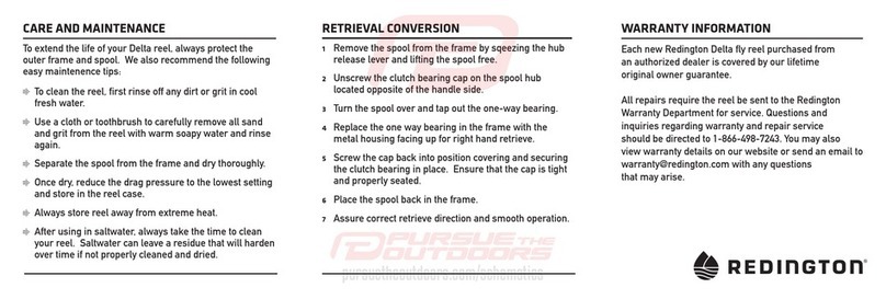 Redington Delta owner's manual