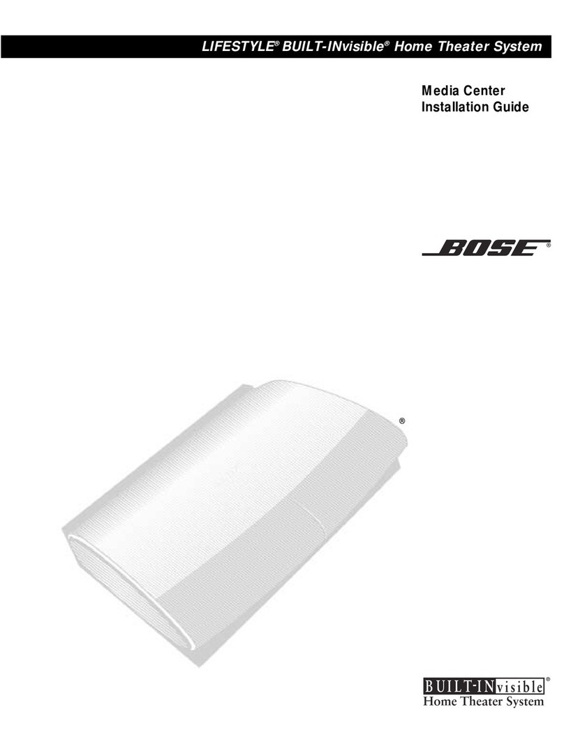 Bose AV28 User manual