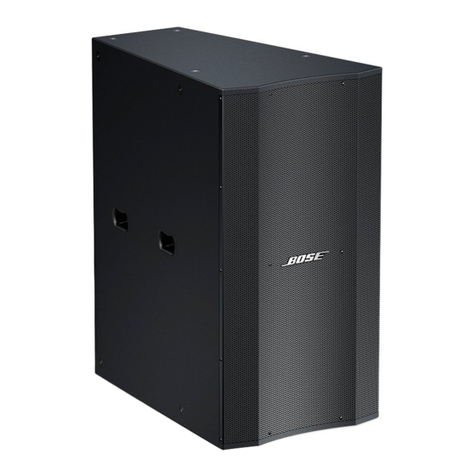 Bose Panaray LT3202 III Mid/High User manual