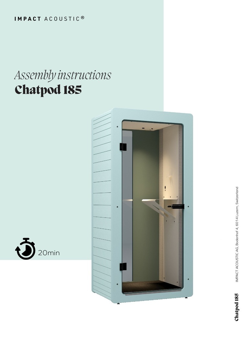 Impact Acoustics chatpod 185 Assembly instructions