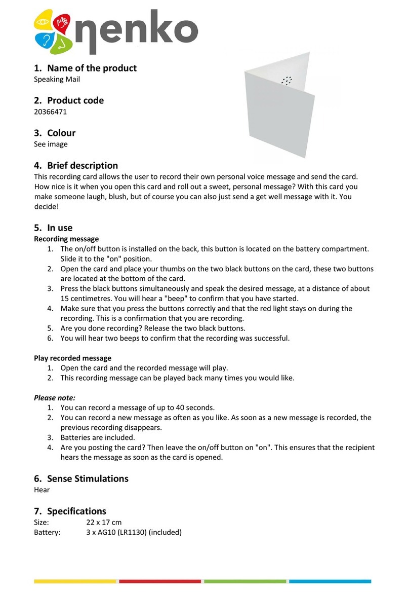 NENKO 20366471 quick start guide