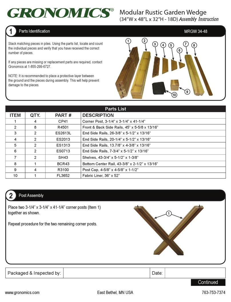 Gronomics MRGW 34-48 User manual