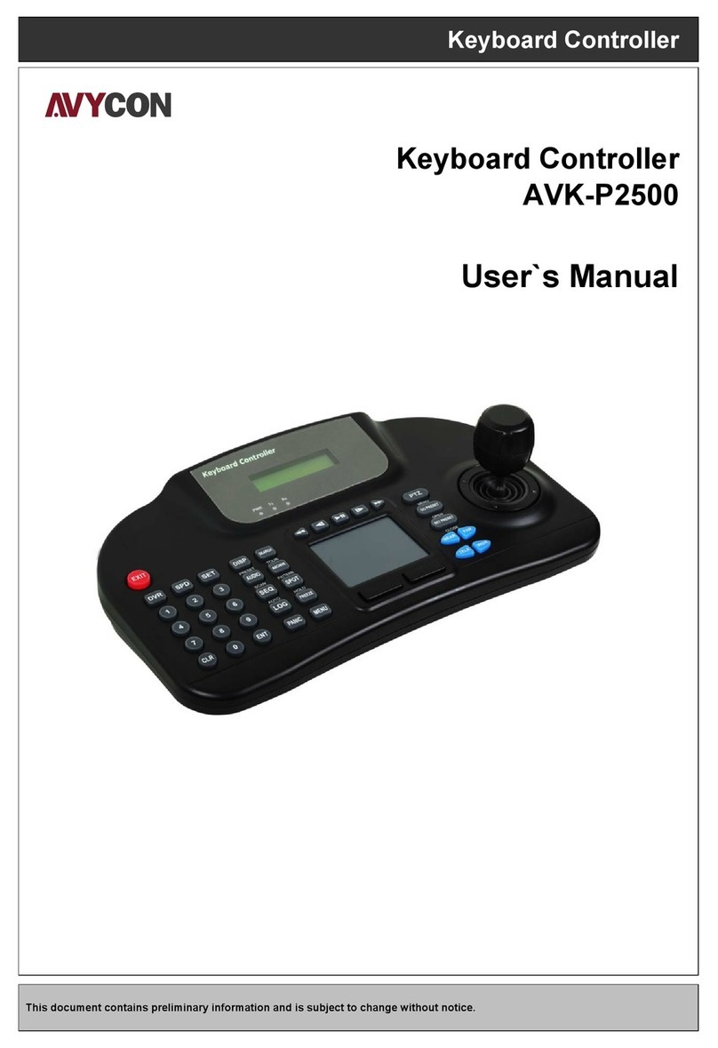 AVYCON AVK P2500 user manual