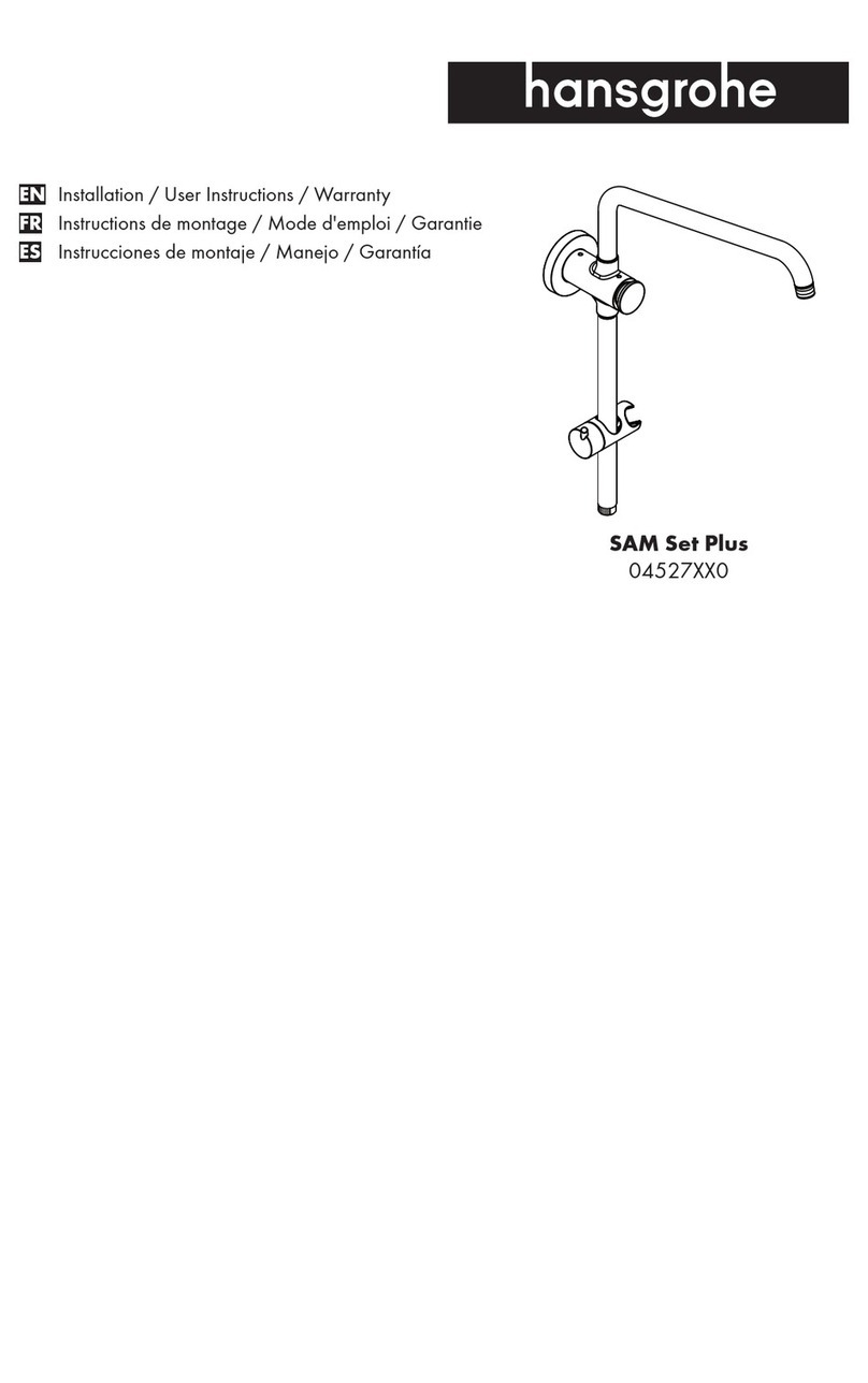 Hans Grohe SAM Set Plus 04527 0 Series Instruction Manual Hans Grohe SAM Set Plus 04527 0 Series Instruction Manual