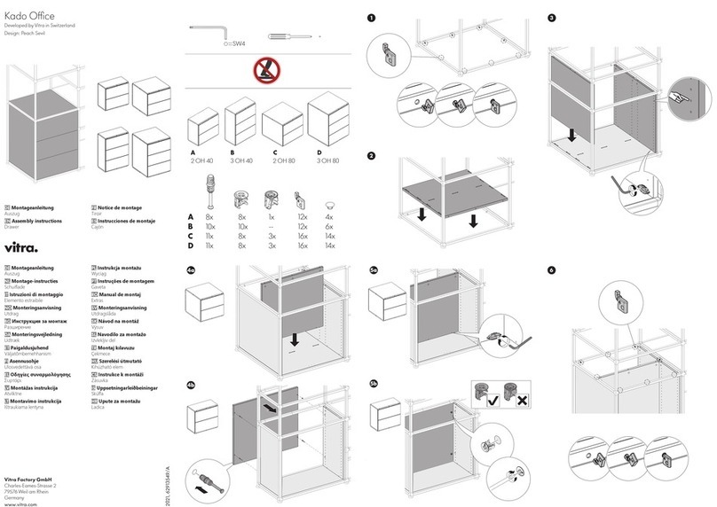 VITRA Kado Office Drawer User manual