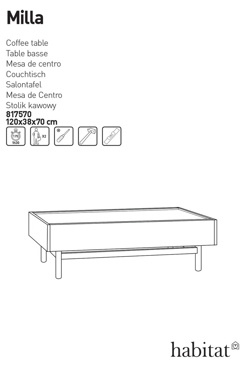 Habitat Milla 817570 User manual