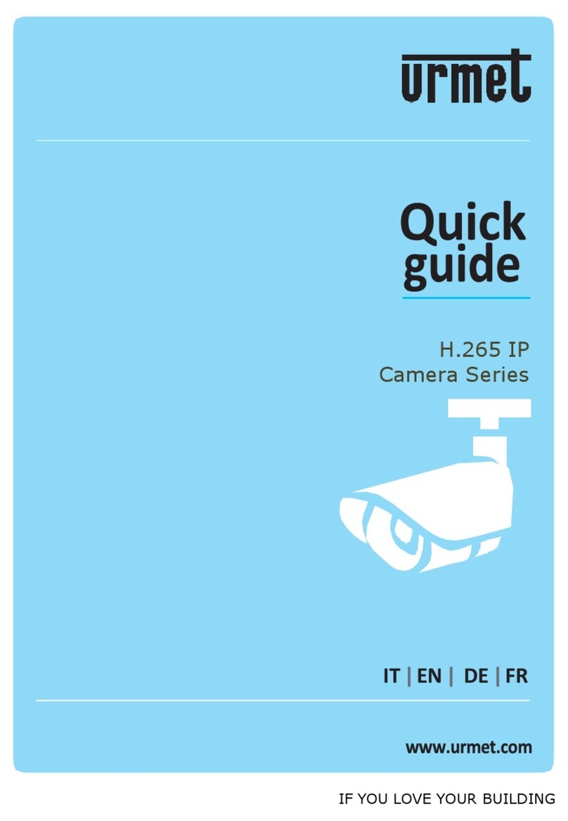 urmet domus H.265 IP Camera Series User manual