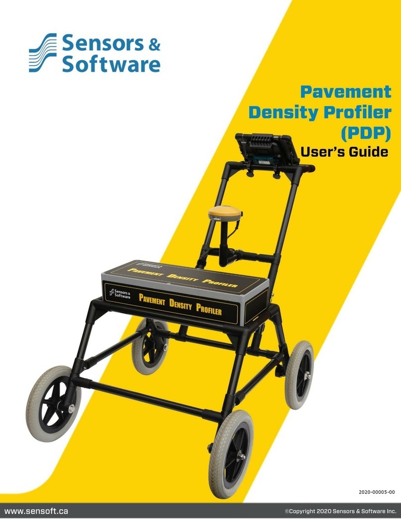 Sensors & Software PDP1000 user manual