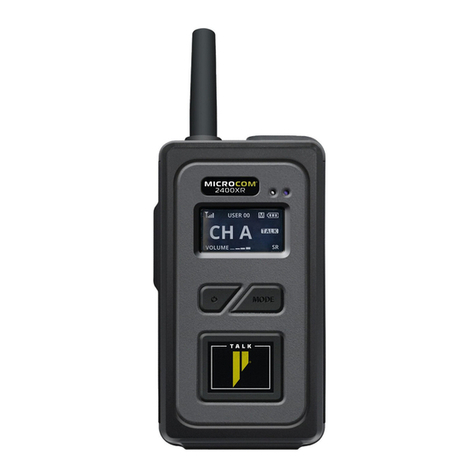 Pliant MICROCOM 2400XR User manual