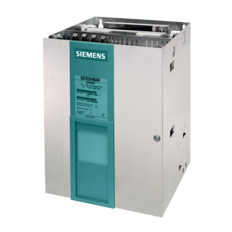 Siemens SICROWBAR 7VV3003 User manual