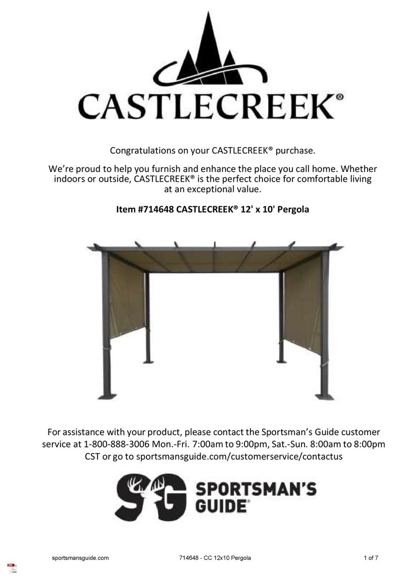 CASTLECREEK 714648 instruction manual
