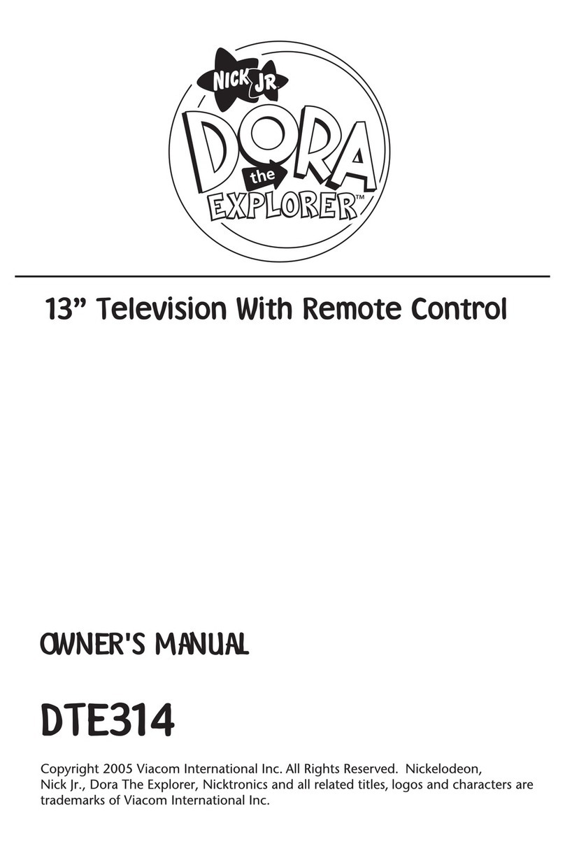 Emerson Nick Jr. Dora the Explorer DTE 314 User manual