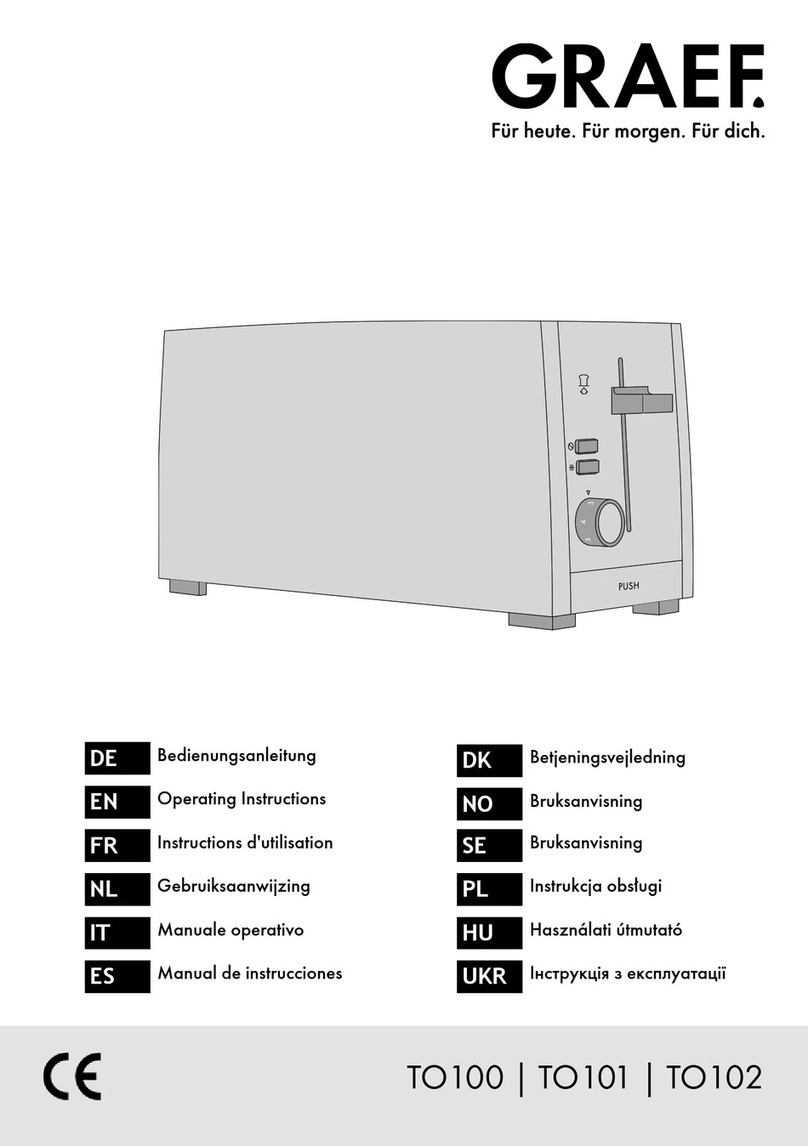 Graef TO 100 User manual