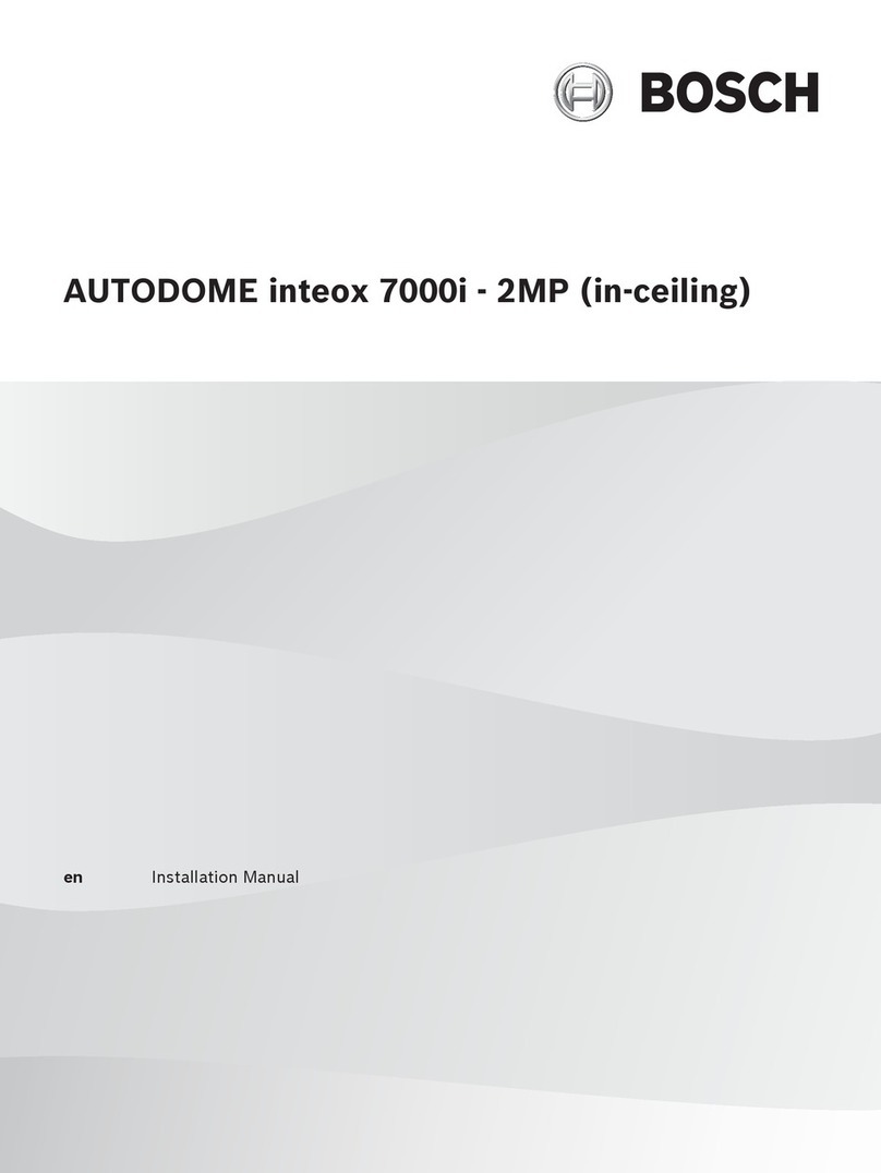 Bosch Autodome Inteox 7000i-2MP User manual