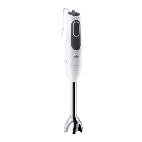 Braun MultiQuick 3 Vario MQ 3105 B User manual