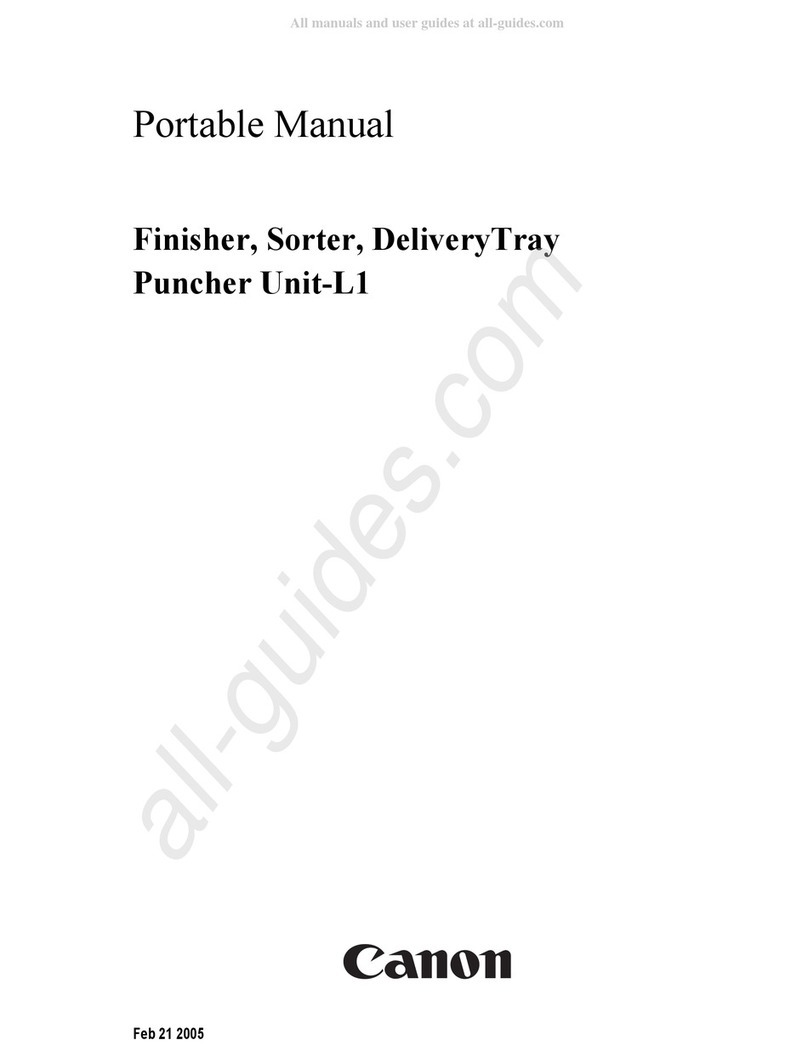 Canon Puncher Unit-L1 Portable manual