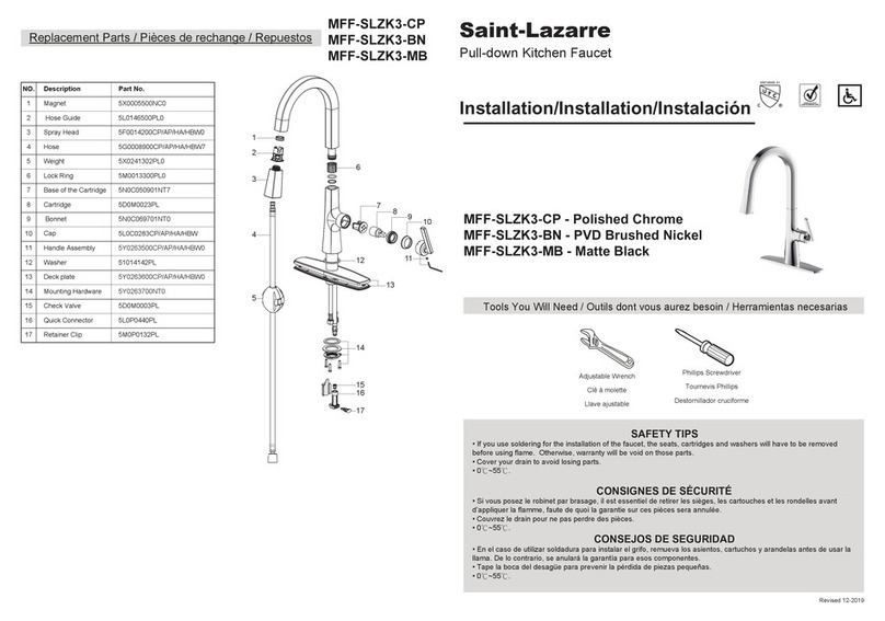 HOMEDEPOT Saint-Lazarre MFF-SLZK3-CP Installation