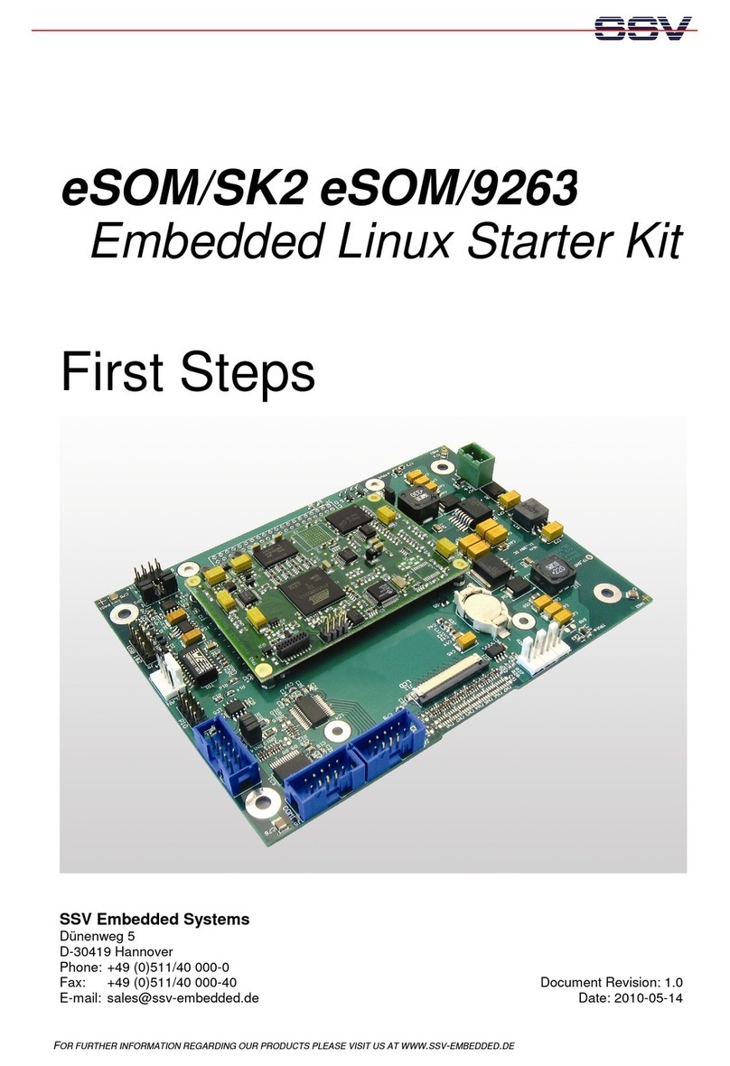 SSV Embedded Systems eSOM/SK2 First steps