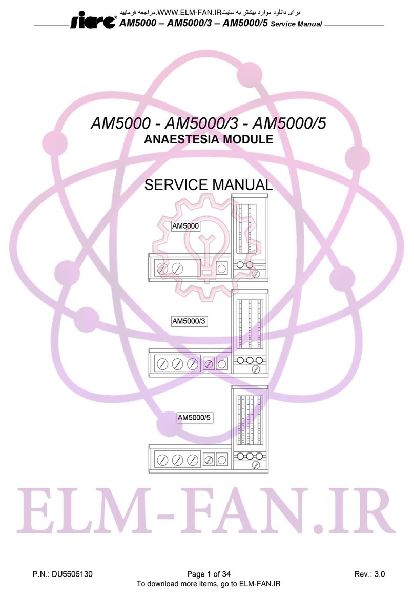 Siare AM5000 User manual Siare AM5000 User manual