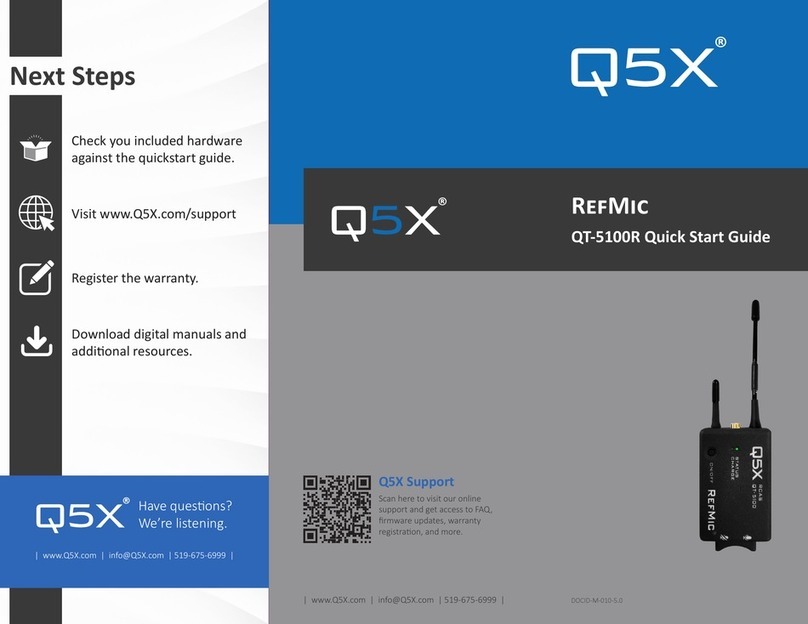 Q5X RefMic quick start guide