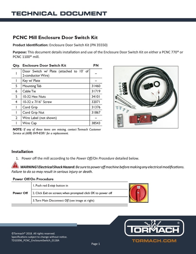 Tormach 35550 Technical manual