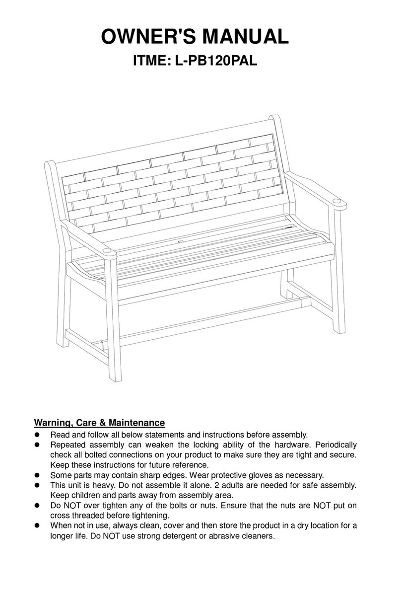Sunjoy L-PB120PAL User manual