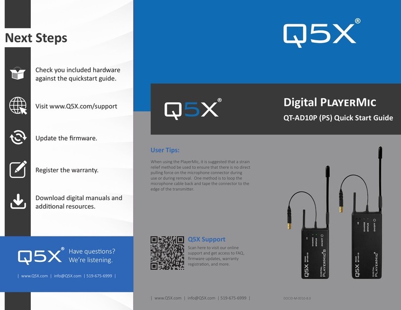 Q5X PlayerMic User manual