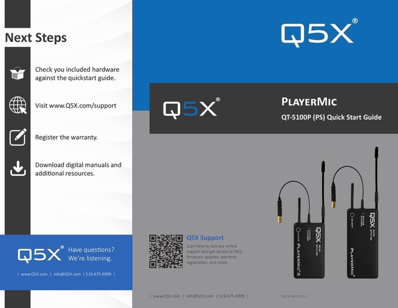 Q5X PlayerMic Quick start guid