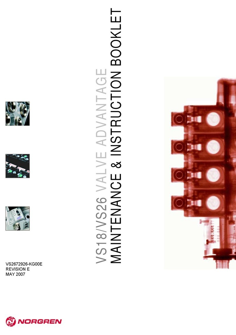 Norgren VS18 MAINTENANCE INSTRUCTIONS MANUAL Norgren VS18 MAINTENANCE INSTRUCTIONS MANUAL