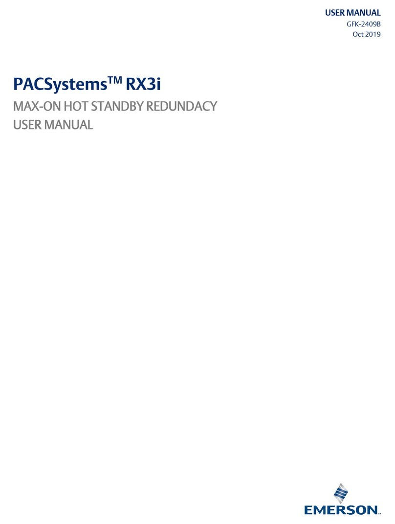 Emerson PACSystems RX3i user manual