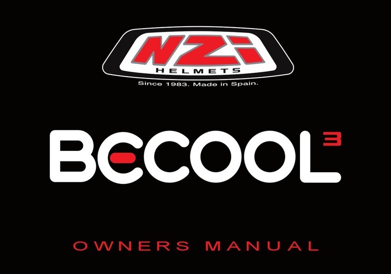 NZI Helmets Becool3 owner's manual