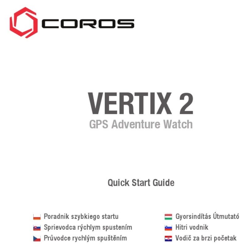 Coros VERTIX 2 User manual