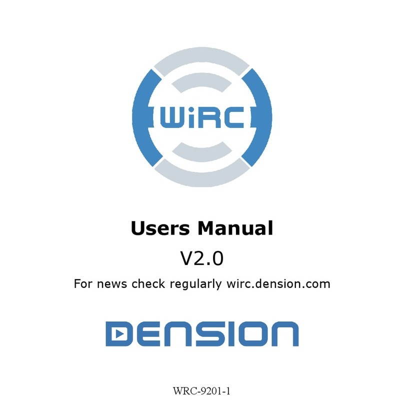 Dension WiRC user manual