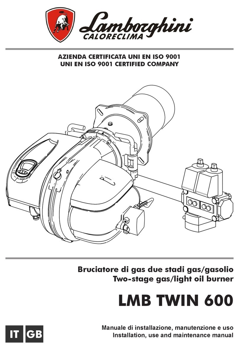 Lamborghini Caloreclima LMB TWIN 600 Installation, use and maintenance manual