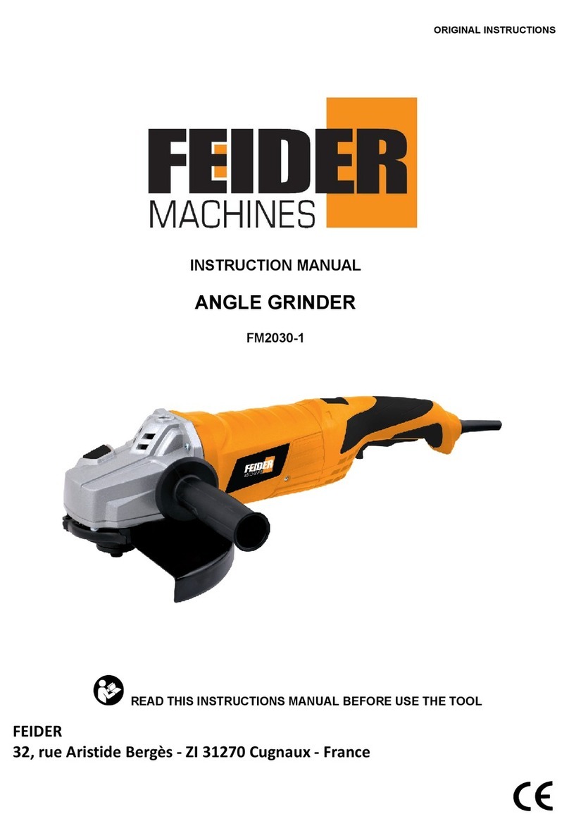 Feider Machines FM2030-1 instruction manual