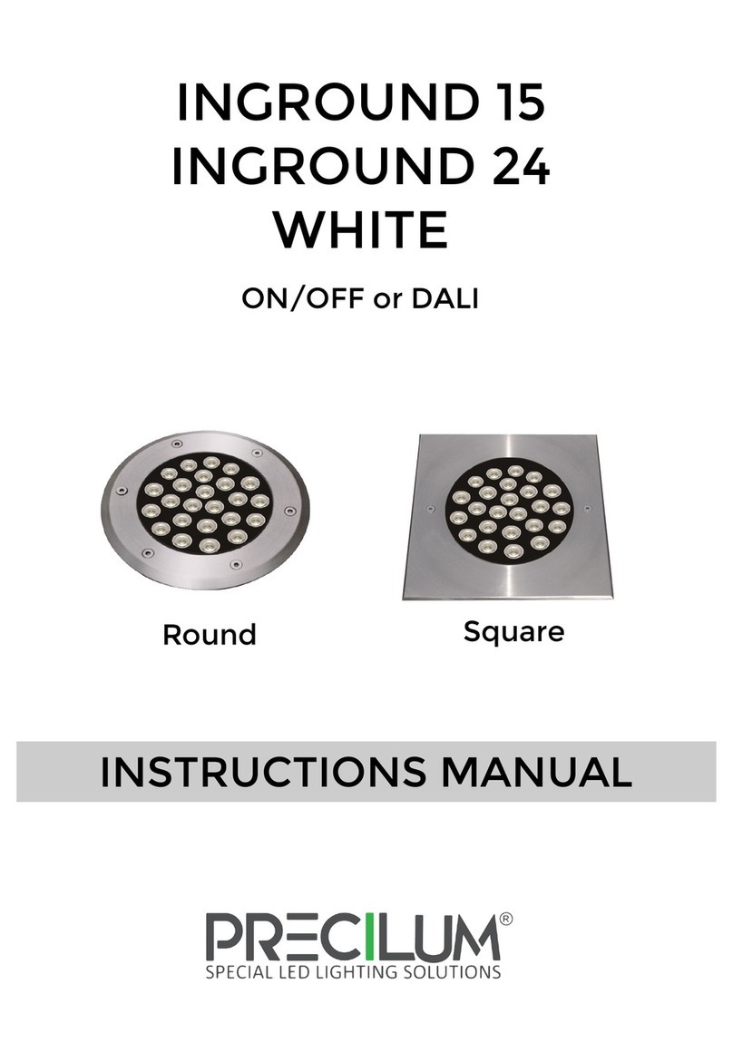 PRECILUM INGROUND 15 User manual