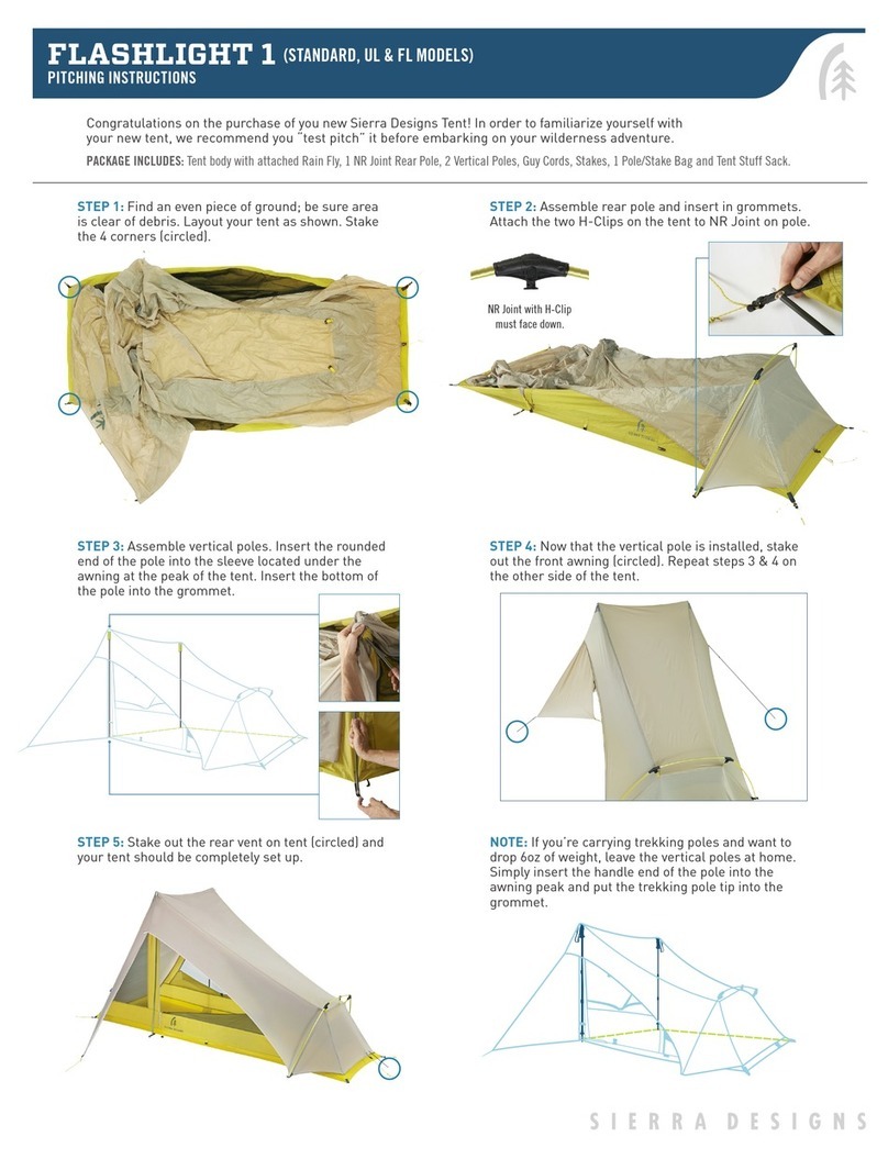 Sierra Designs FLASHLIGHT 1 Configuration guide