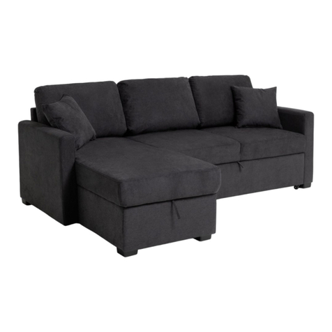 Argos REAGAN FAB LH CRN CHAISE SOFABED CHARCOAL... User manual Argos REAGAN FAB LH CRN CHAISE SOFABED CHARCOAL... User manual