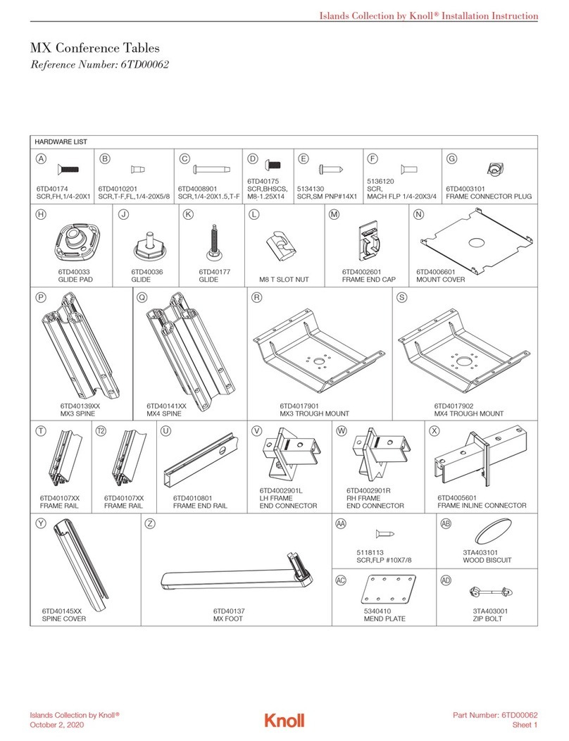 Knoll Islands 6TD00062 User manual