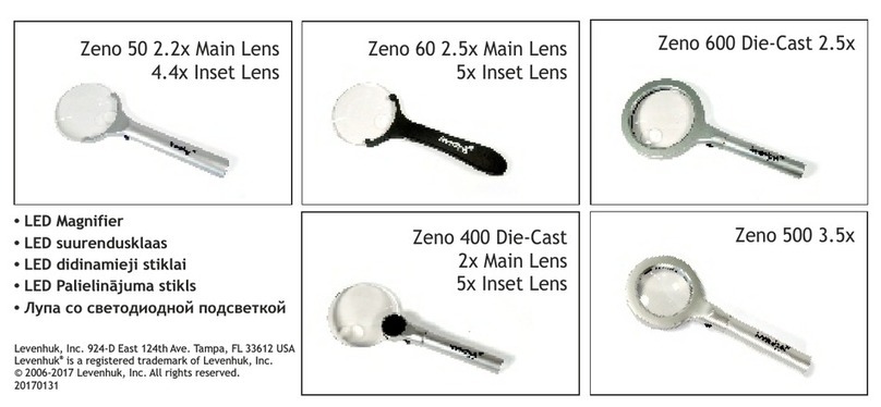 Levenhuk Zeno 50 2.2x Main Lens User manual