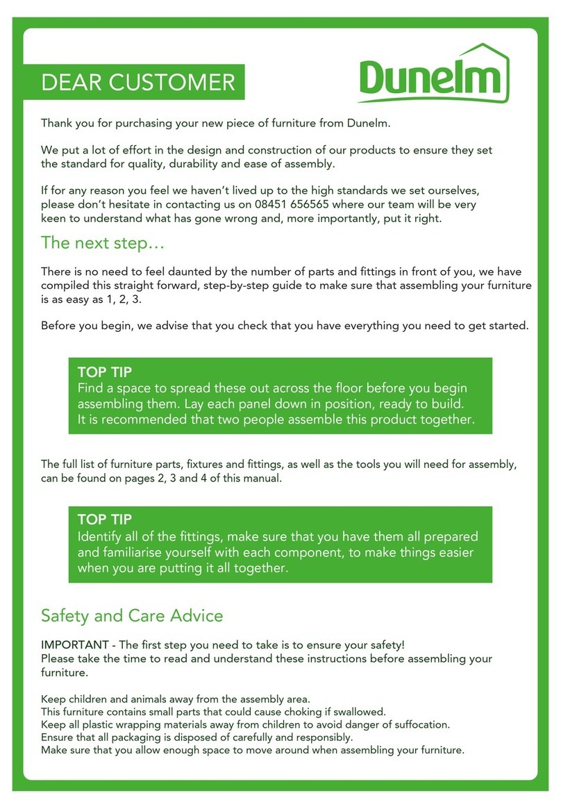 Dunelm 30149781 User manual