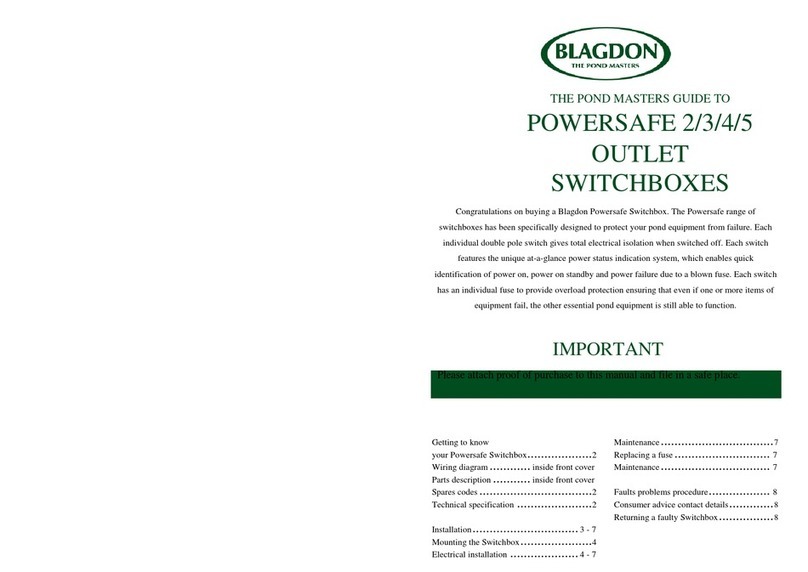Blagdon POWERSAFE 2 manual