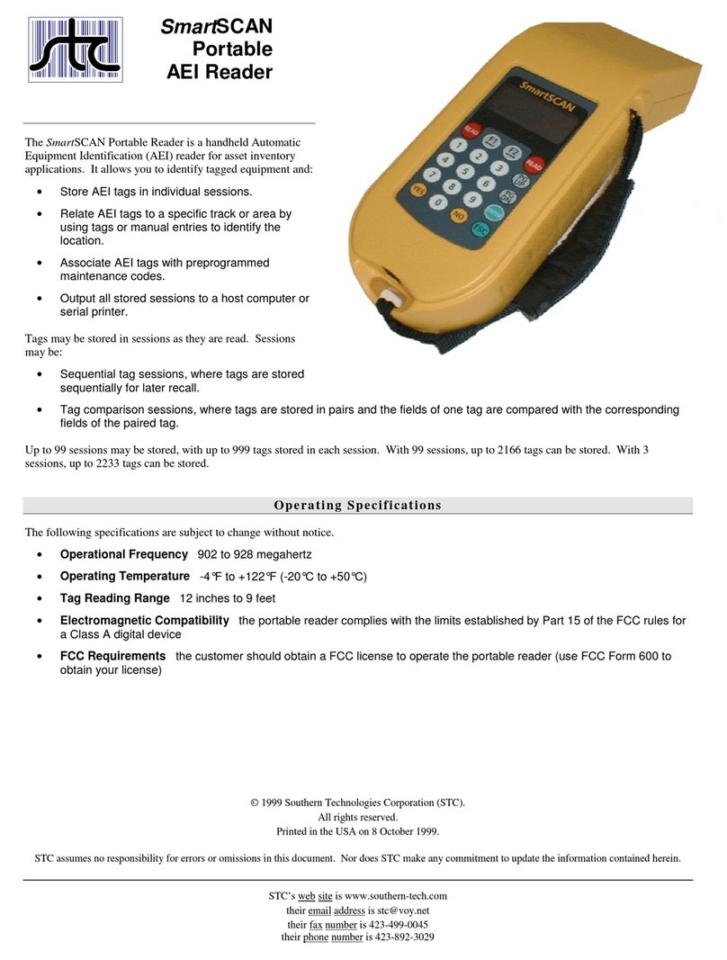 STC SmartSCAN User manual