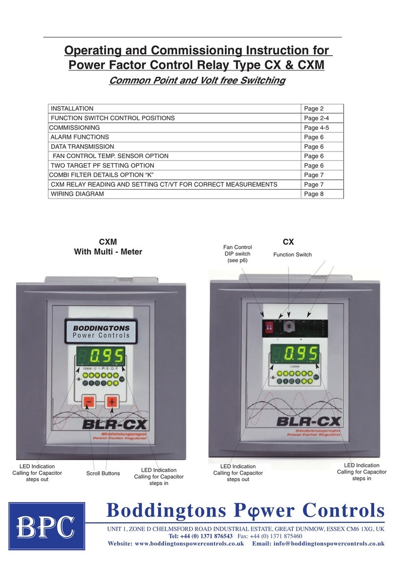 BPC CX Installation and operation manual