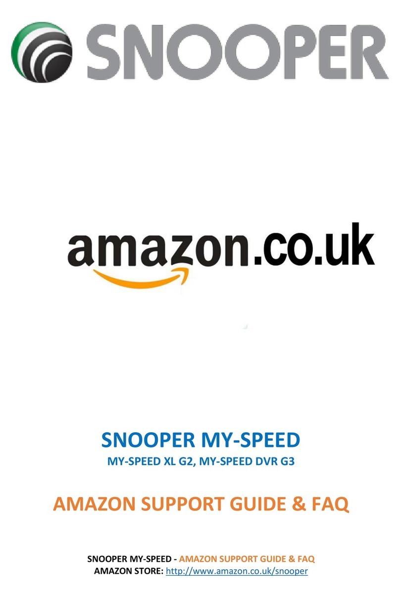 Snooper MY-SPEED XL G2 User manual