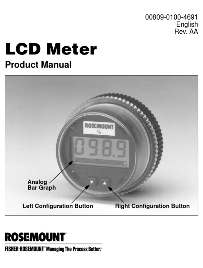 Rosemount 1151 product manual