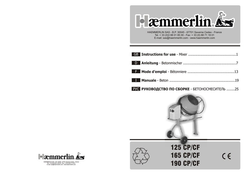 HAEMMERLIN ECM 125 CP Instructions for use