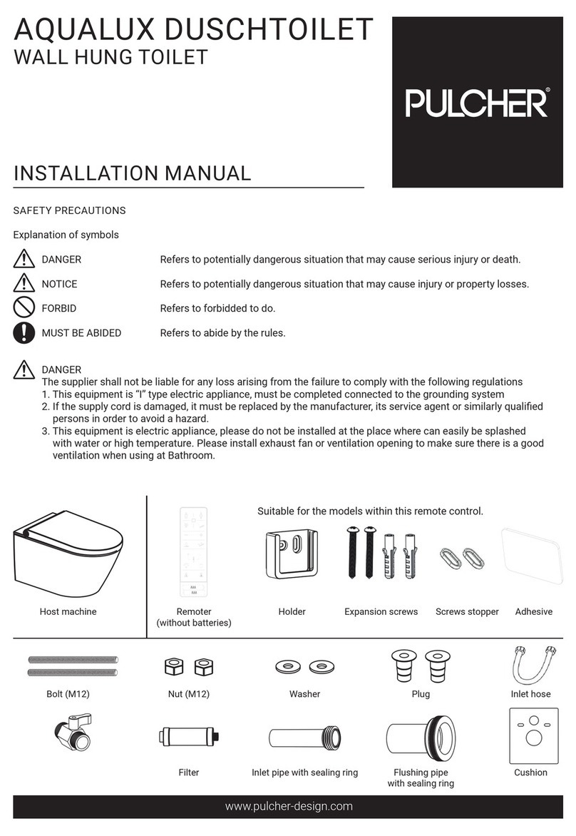 PULCHER AquaLux 7352311843 installation manual