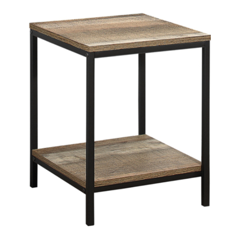 Birlea Urban Lamp Table S000350 Assembly instructions