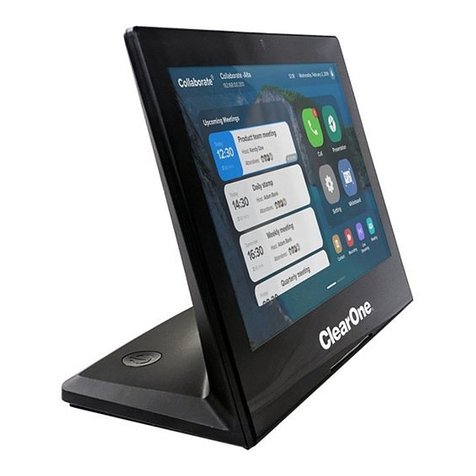 Clear One COLLABORATE Live Conference Controller user guide